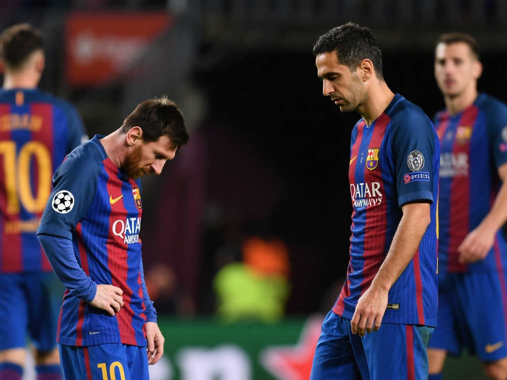 欧冠半决赛精彩瞬间：国米力克巴萨，巴萨球员身影引关注